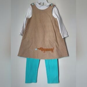 Glorimont 3-pcs set girls dachshund